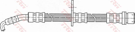 TRW PHD411 - Тормозной шланг autodnr.net