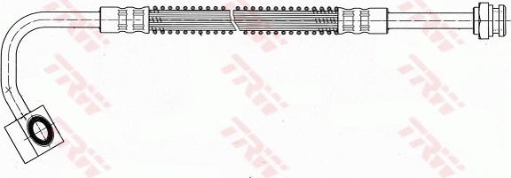 TRW PHD451 - Тормозной шланг avtokuzovplus.com.ua