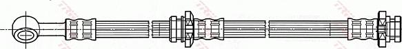 TRW PHD497 - Тормозной шланг avtokuzovplus.com.ua