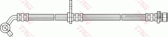 TRW PHD515 - Гальмівний шланг autocars.com.ua