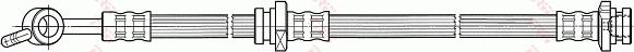 TRW PHD517 - Тормозной шланг avtokuzovplus.com.ua