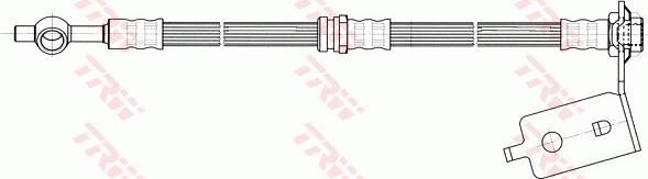 TRW PHD626 - Гальмівний шланг autocars.com.ua