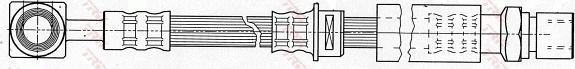 TRW PHD676 - Тормозной шланг avtokuzovplus.com.ua