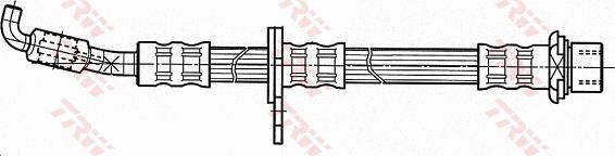 TRW PHD694 - Гальмівний шланг autocars.com.ua