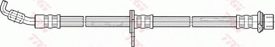 TRW PHD696 - Гальмівний шланг autocars.com.ua