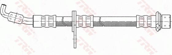 TRW PHD706 - Гальмівний шланг autocars.com.ua