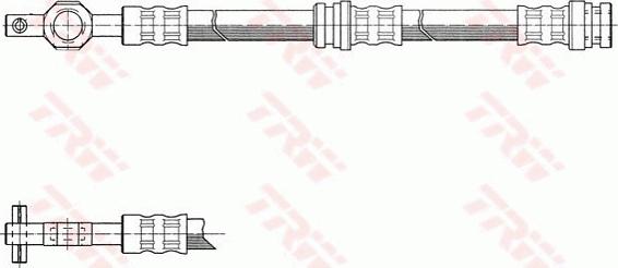 TRW PHD736 - Гальмівний шланг autocars.com.ua