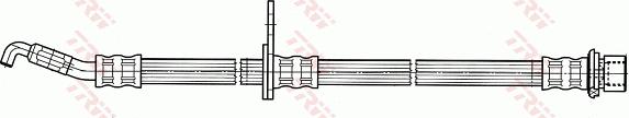 TRW PHD913 - Гальмівний шланг autocars.com.ua