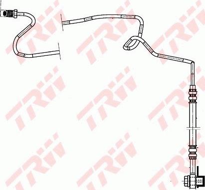 TRW PHD942 - Гальмівний шланг autocars.com.ua