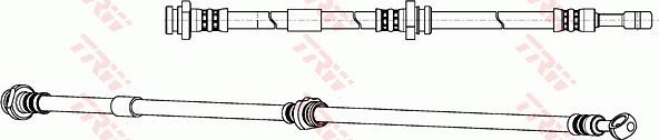 TRW PHD968 - Тормозной шланг avtokuzovplus.com.ua