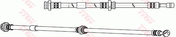 TRW PHD968 - Гальмівний шланг autocars.com.ua