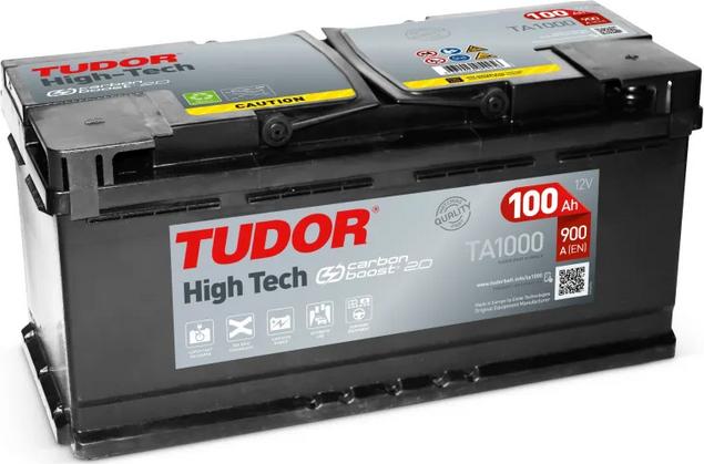 Tudor TA1000 - Стартерна акумуляторна батарея, АКБ autocars.com.ua