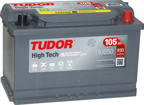 Tudor TA1050 - Стартерная аккумуляторная батарея, АКБ autodnr.net