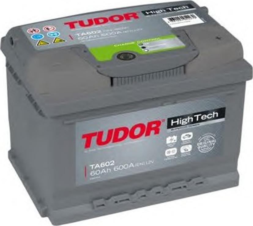 Tudor TA602 - Стартерна акумуляторна батарея, АКБ autocars.com.ua
