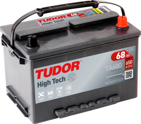 Tudor TA680 - Стартерна акумуляторна батарея, АКБ autocars.com.ua