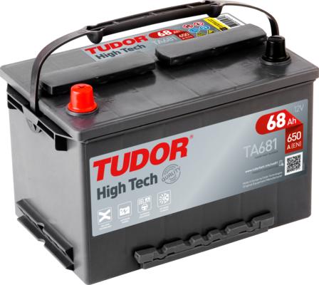 Tudor TA681 - Стартерная аккумуляторная батарея, АКБ avtokuzovplus.com.ua