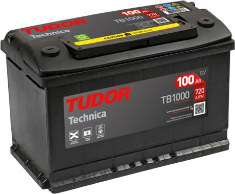 Tudor TB1000 - Стартерна акумуляторна батарея, АКБ autocars.com.ua