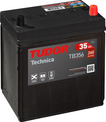 Tudor TB356 - Стартерна акумуляторна батарея, АКБ autocars.com.ua