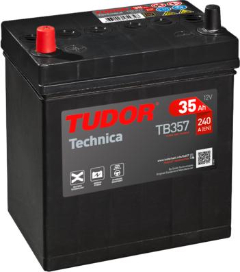 Tudor TB357 - Стартерна акумуляторна батарея, АКБ autocars.com.ua
