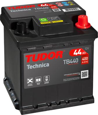 Tudor TB440 - Стартерна акумуляторна батарея, АКБ autocars.com.ua