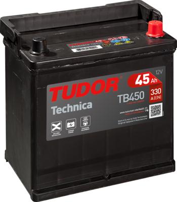 Tudor TB450 - Стартерна акумуляторна батарея, АКБ autocars.com.ua