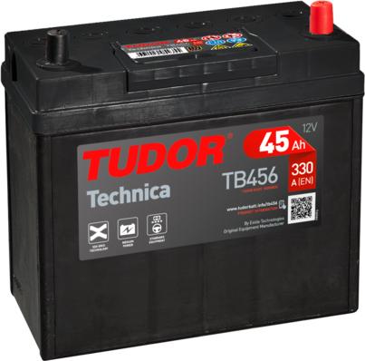 Tudor TB456 - Стартерна акумуляторна батарея, АКБ autocars.com.ua