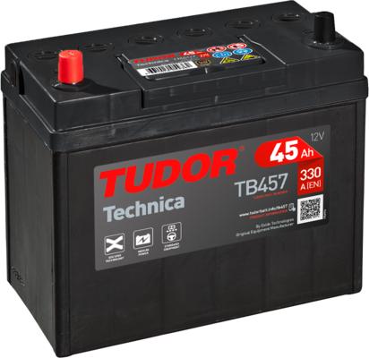 Tudor TB457 - Стартерна акумуляторна батарея, АКБ autocars.com.ua
