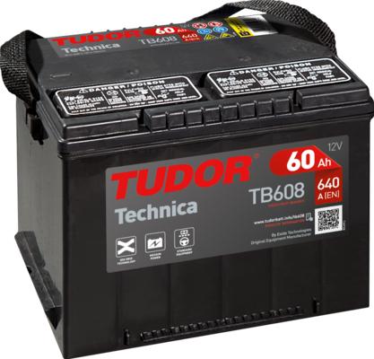 Tudor TB608 - Стартерна акумуляторна батарея, АКБ autocars.com.ua