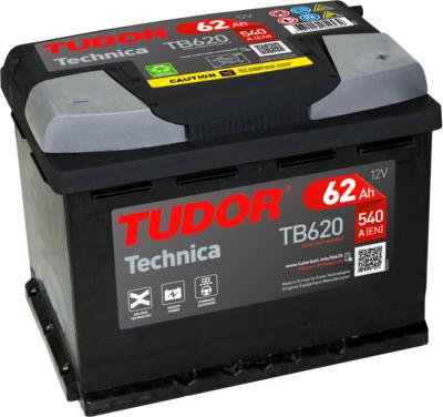 Tudor TB620 - Стартерна акумуляторна батарея, АКБ autocars.com.ua
