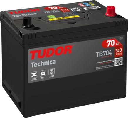Tudor TB704 - Стартерна акумуляторна батарея, АКБ autocars.com.ua