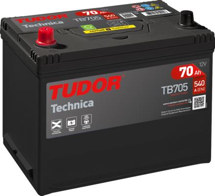 Tudor TB705 - Стартерна акумуляторна батарея, АКБ autocars.com.ua