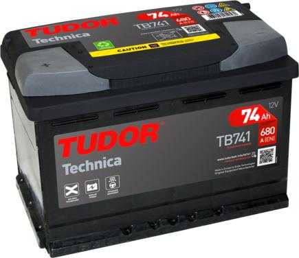 Tudor TB741 - Стартерна акумуляторна батарея, АКБ autocars.com.ua