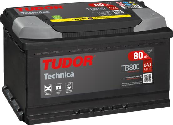 Tudor TB800 - Стартерна акумуляторна батарея, АКБ autocars.com.ua
