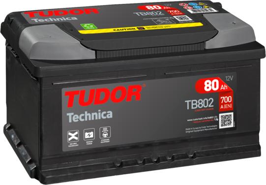 Tudor TB802 - Стартерна акумуляторна батарея, АКБ autocars.com.ua