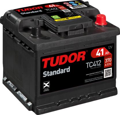 Tudor TC412 - Стартерна акумуляторна батарея, АКБ autocars.com.ua