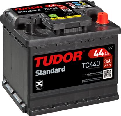 Tudor TC440 - Стартерна акумуляторна батарея, АКБ autocars.com.ua