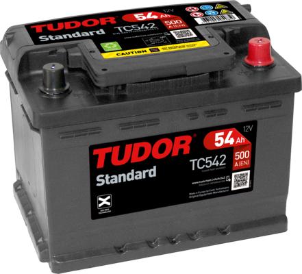 Tudor TC542 - Стартерна акумуляторна батарея, АКБ autocars.com.ua