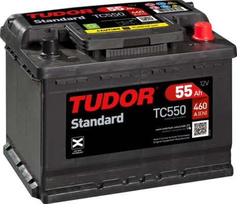 Tudor TC550 - Стартерна акумуляторна батарея, АКБ autocars.com.ua