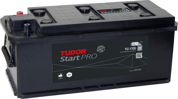 Tudor TG1705 - Стартерная аккумуляторная батарея, АКБ avtokuzovplus.com.ua
