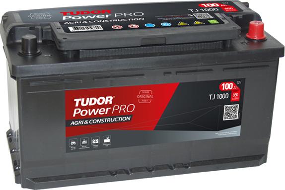 Tudor TJ1000 - Стартерная аккумуляторная батарея, АКБ autodnr.net