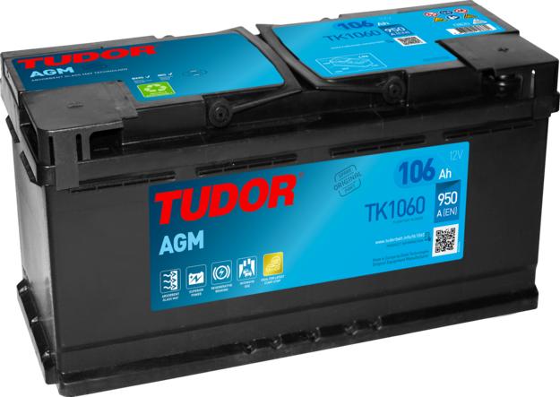 Tudor TK1060 - Стартерная аккумуляторная батарея, АКБ avtokuzovplus.com.ua