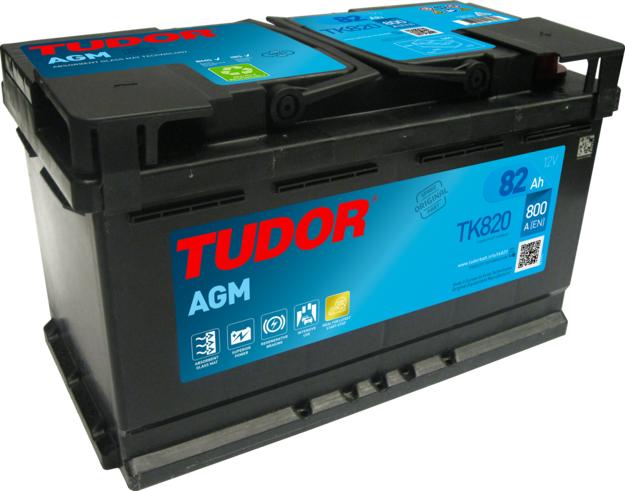 Tudor TK820 - Стартерная аккумуляторная батарея, АКБ autodnr.net