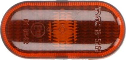 TYC 18-0663-01-2 - Бічний ліхтар, покажчик повороту autocars.com.ua