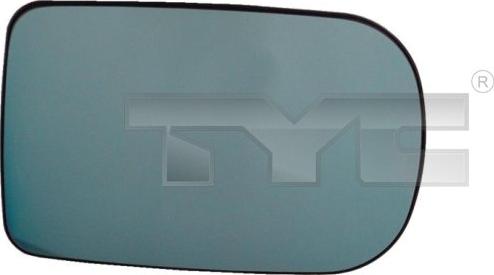 TYC 303-0025-1 - Дзеркальне скло, зовнішнє дзеркало autocars.com.ua