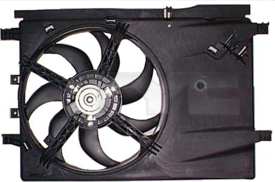 TYC 809-0022 - Вентилятор, охлаждение двигателя autodnr.net