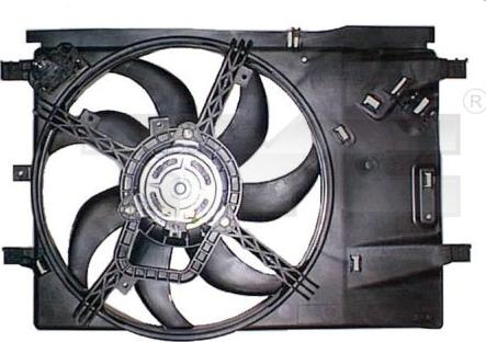 TYC 809-1002 - Вентилятор, охлаждение двигателя avtokuzovplus.com.ua