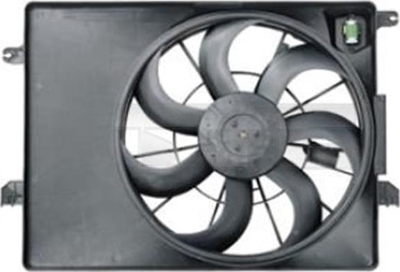 TYC 817-0002 - Вентилятор, охолодження двигуна autocars.com.ua