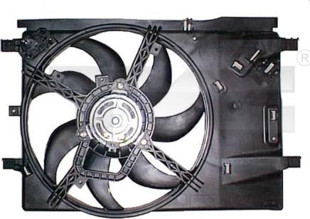 TYC 825-1011 - Вентилятор, охлаждение двигателя autodnr.net