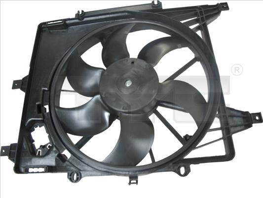 TYC 828-0003 - Вентилятор, охлаждение двигателя autodnr.net