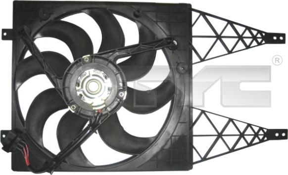 TYC 837-1009 - Вентилятор, охлаждение двигателя autodnr.net